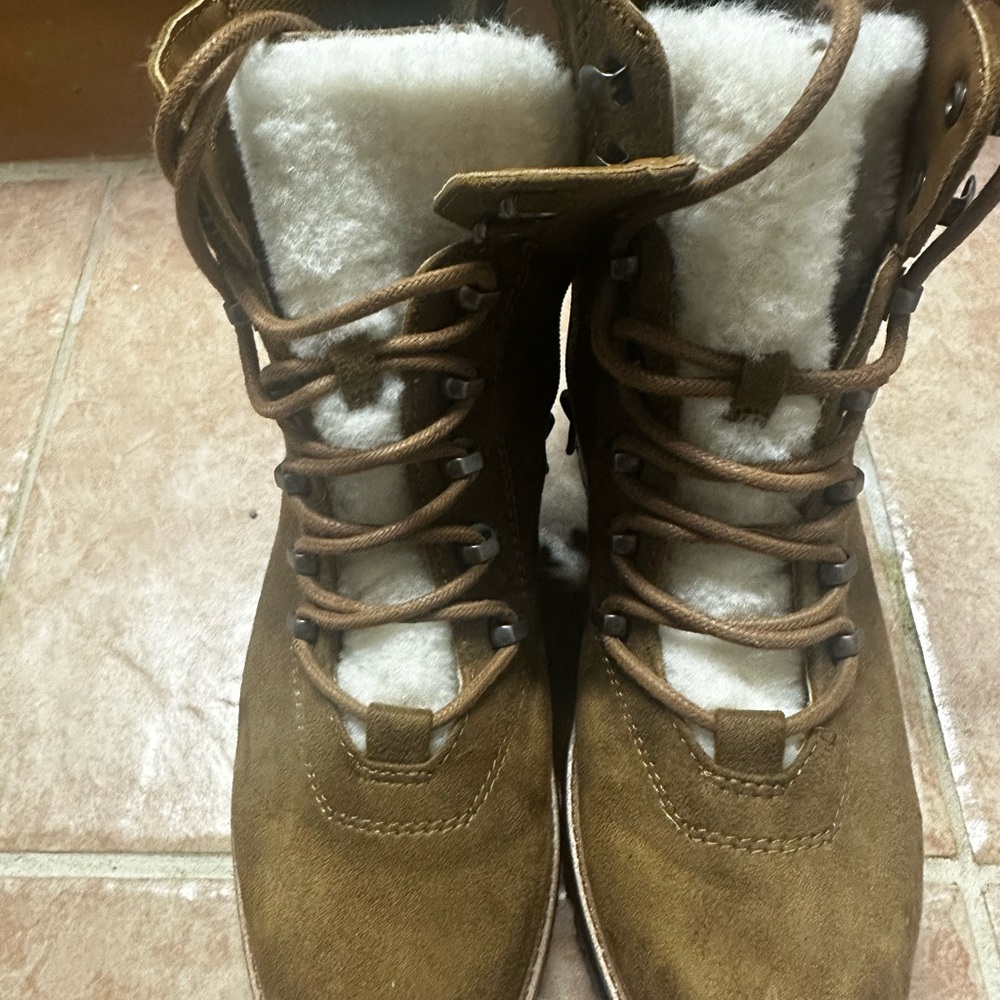 Brown Suede Women's Boots